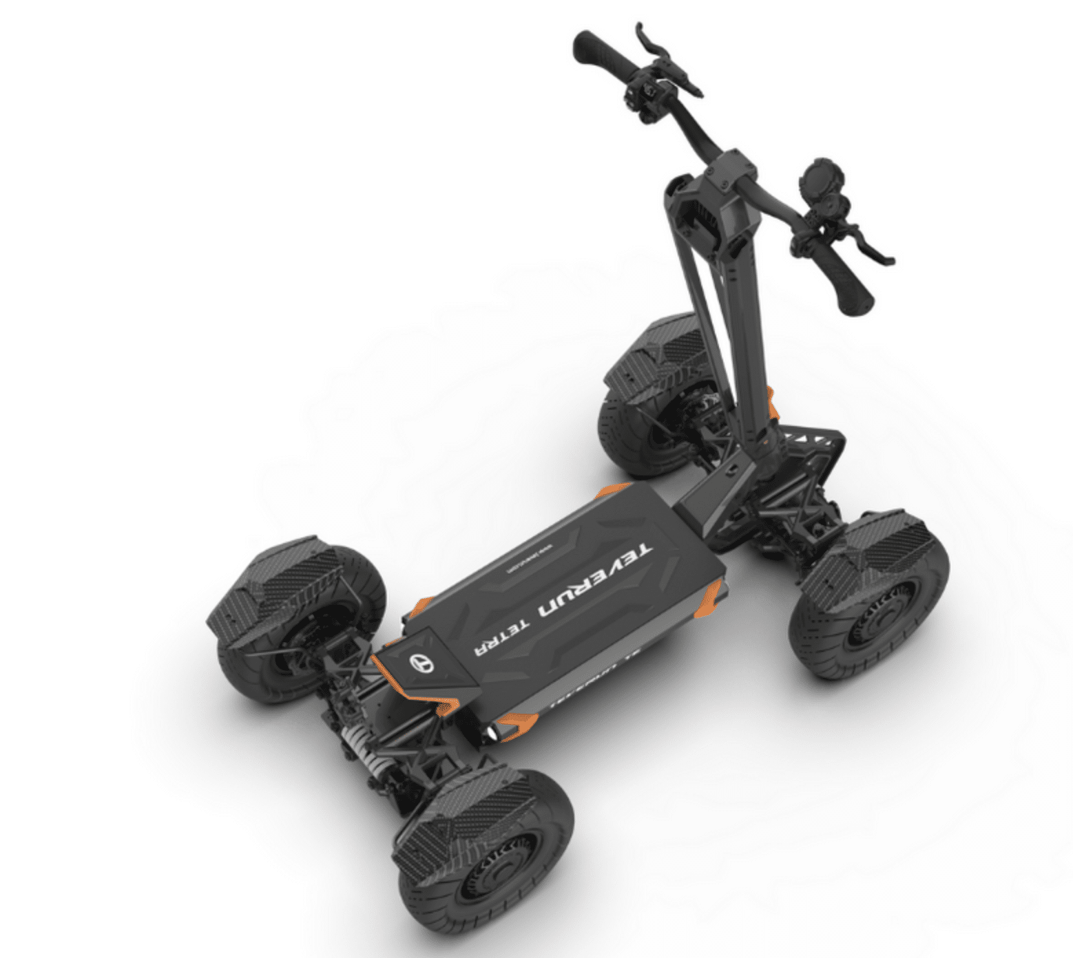 Teverun Tetra - The Four-Wheeled Monster Scooter Tested at CES 2024 ...